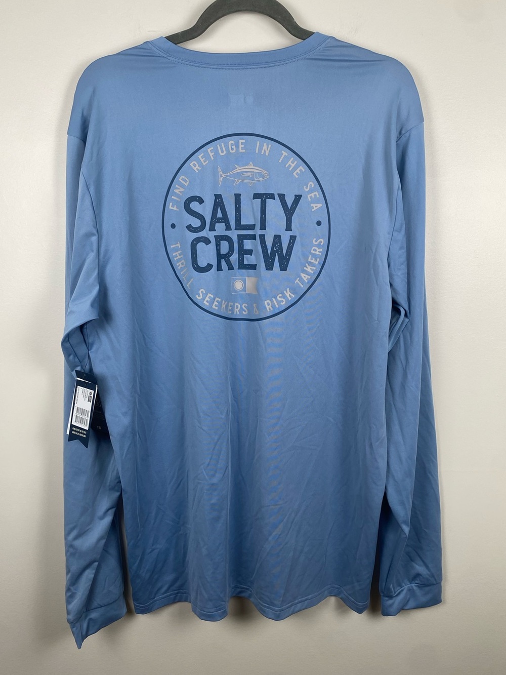 NWT Salty Crew Men's Long Sleeve Performance Shirt Large